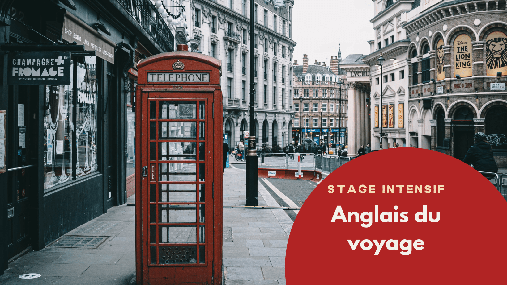 Stage intensif « Anglais du voyage »