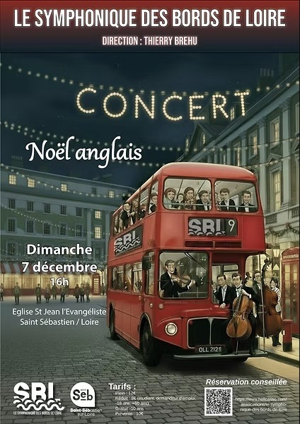 Concert, Noël anglais – Saint Sebastien/Loire