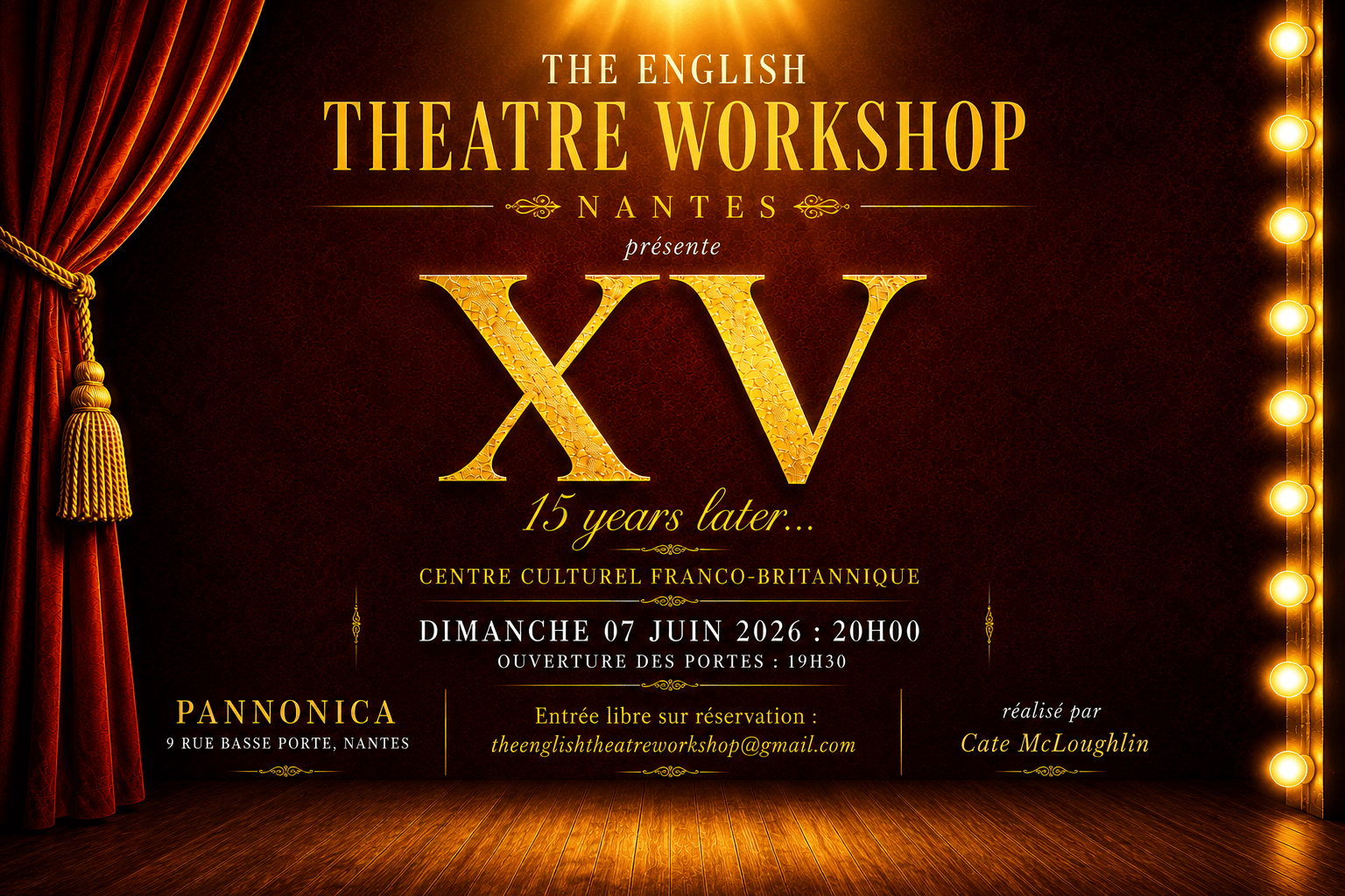 The English Theatre Worshop – le 7 juin